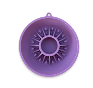 Bol ralentisseur interactif en forme de kiwi exotique lilas pour animaux - Dog's Crush