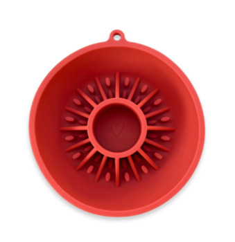 Bol ralentisseur interactif en forme de kiwi passion rouge pour animaux - Dog's Crush