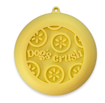 Bol ralentisseur interactif en forme de kiwi sunglod jaune pour animaux - Dog's Crush