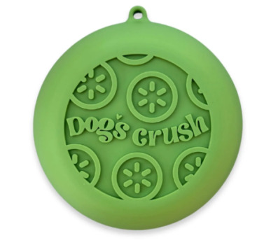 Bol ralentisseur interactif en forme de kiwi vert pour animaux - Dog's Crush