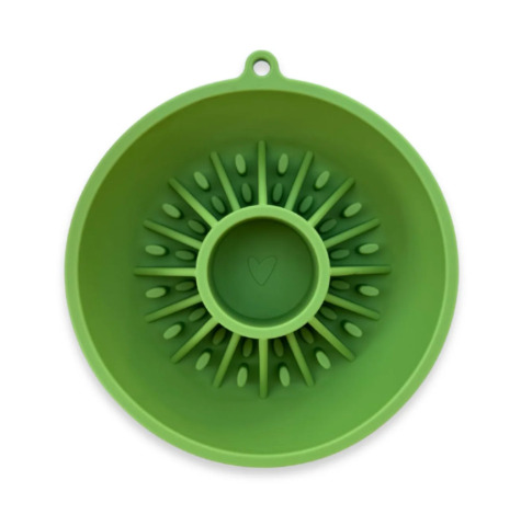 Y30948 - Bol ralentisseur interactif en forme de kiwi vert pour animaux - Dog's Crush