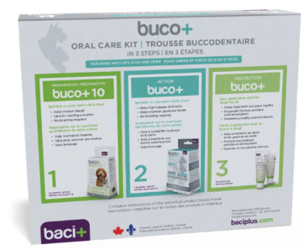 Trousse découverte buccodentaire Buco+ pour animaux de plus de 15 kg - Baci+