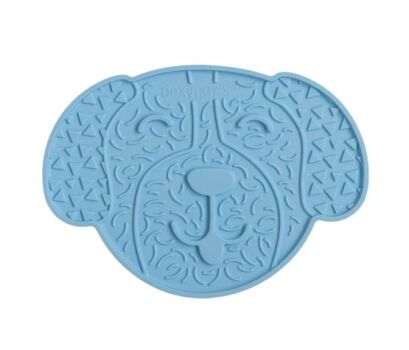 Tapis de léchage en forme de tête de chien pour chiens - Dexypaws