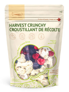 Gâteries de mélange de chou-fleur, bleuet et framboise lyophilisée pour chiens - Loopy Paws
