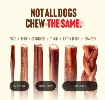 Bâtonnet de bœuf tressé pour chiens - Natural Farm