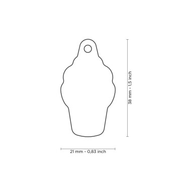 Médaille pour animaux crème glacée Food - MyFamily