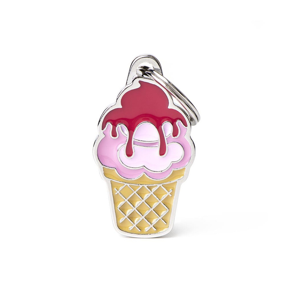 Tg2475 - Médaille pour animaux crème glacée Food - MyFamily