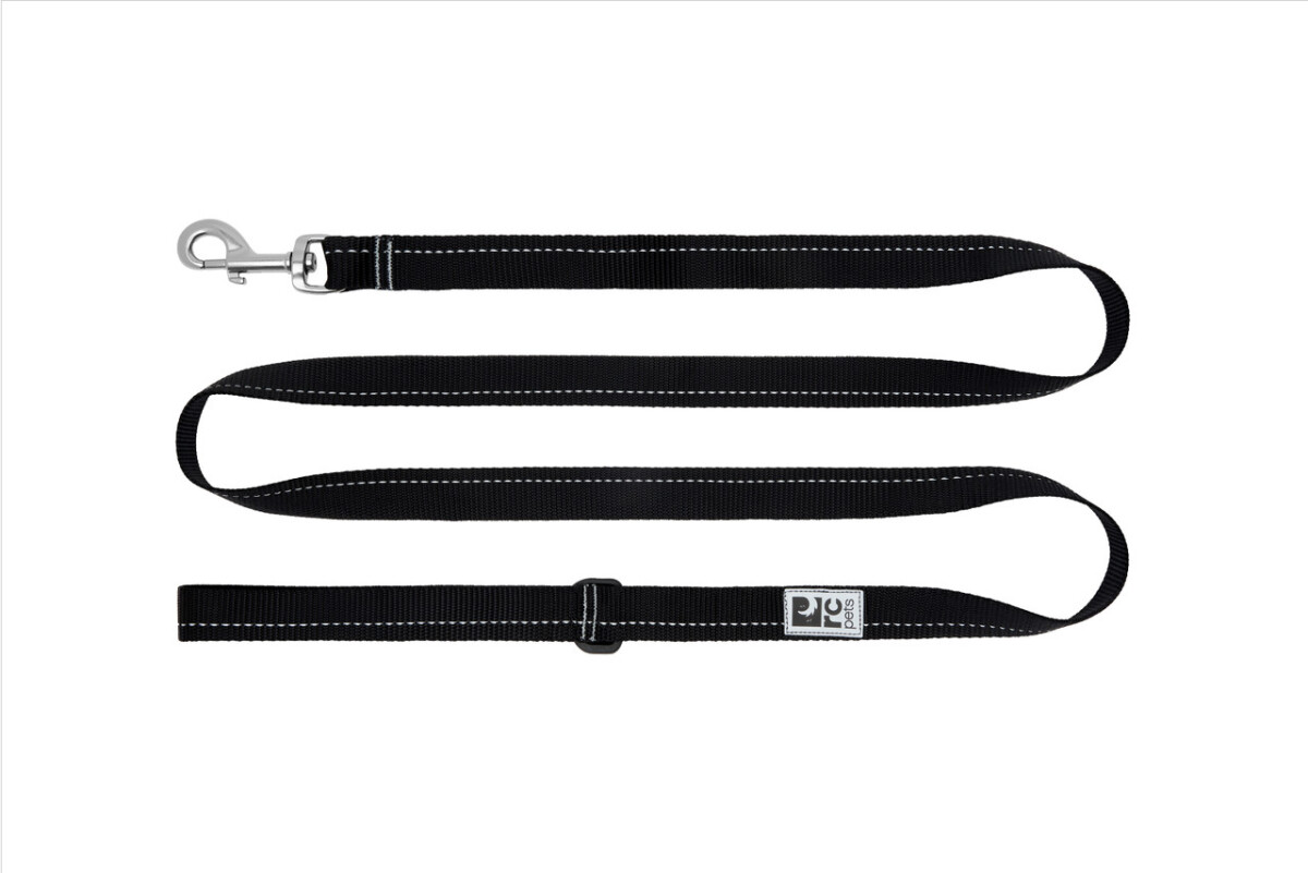 D87201 - Laisse en nylon noir pour animaux - Rc Pets