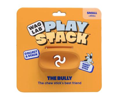 Jouet Bully à empiler et enfiler un bâton pour chiens - WagLab
