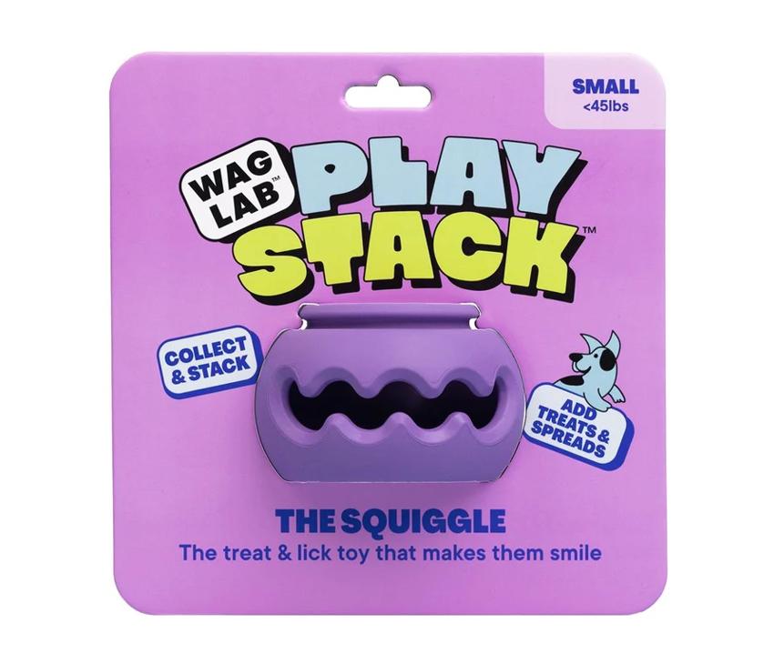 Fd01368 - Jouet Squiggle à empiler et remplir pour chiens - WagLab