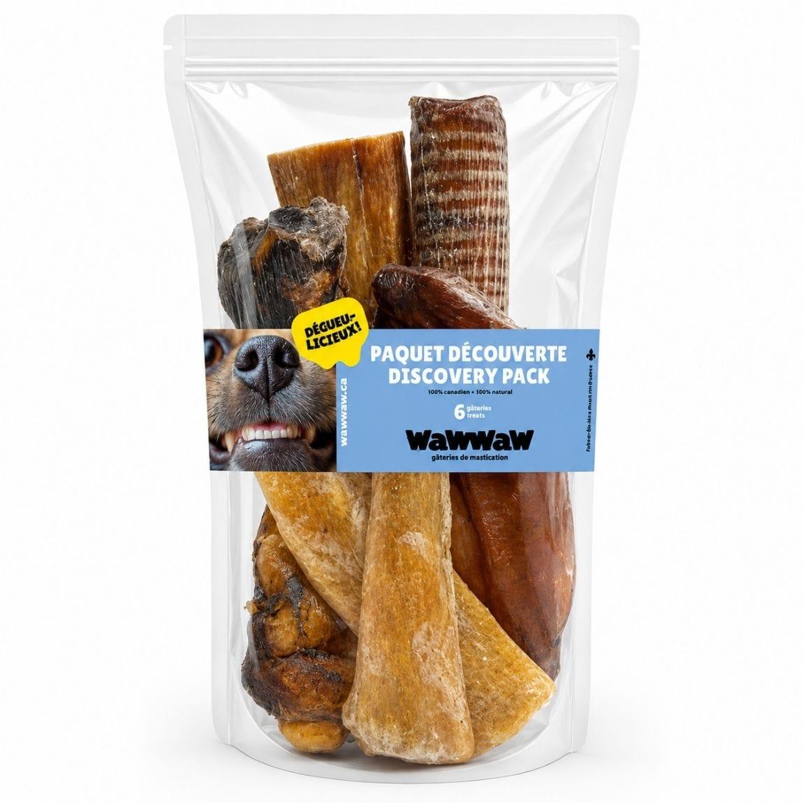 O9530 - Sac découverte de mastication assorties pour chiens - Wawwaw