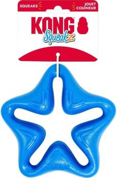 Jouet en forme d'étoile bleu Squeakz pour chiens - Kong