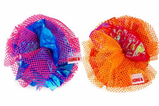 Ensemble de balles fluff Crackles pour chats - Kong