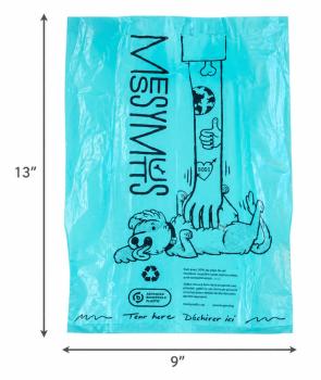 Sacs à déjections non parfumé pour animaux - Messy Mutts