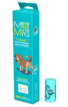 Sacs à déjections non parfumé pour animaux - Messy Mutts