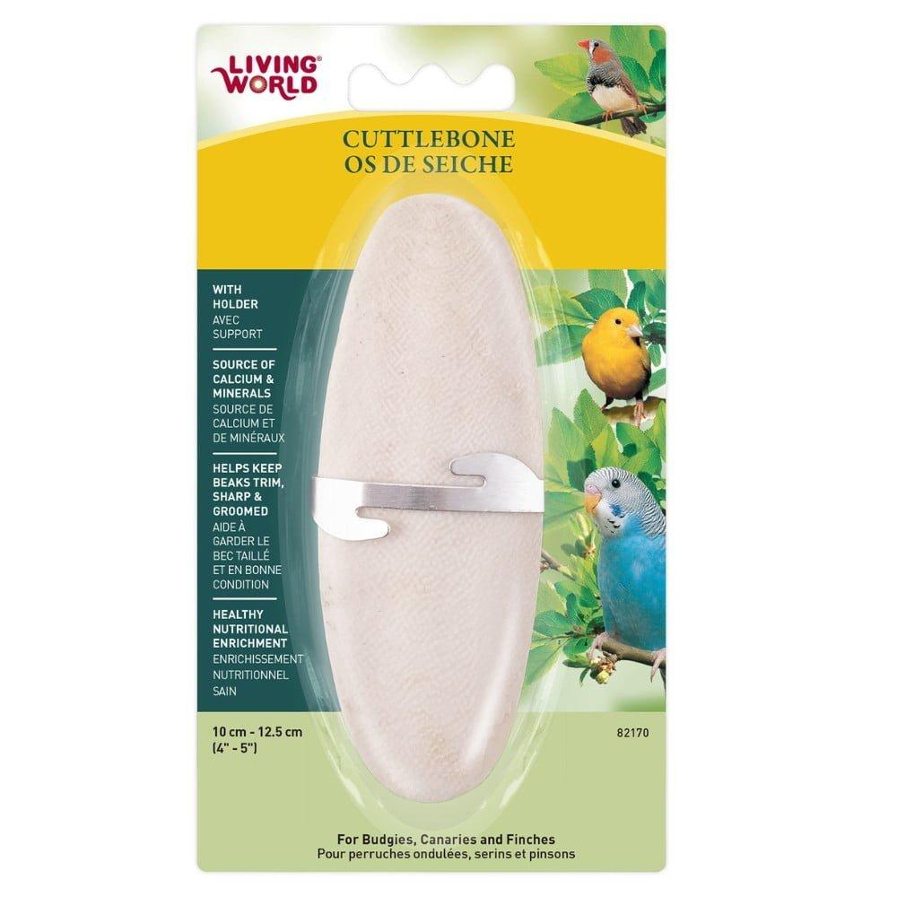 Hg82170 - Os de seiche avec attache pour la cage pour oiseaux - Living World