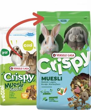 Nourriture Crispy Muesli pour lapin nain adulte - Versele-Laga
