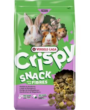 Mélange savoureux et croustillant riche en fibres Crispy Snack pour petits animaux - Versele-Laga