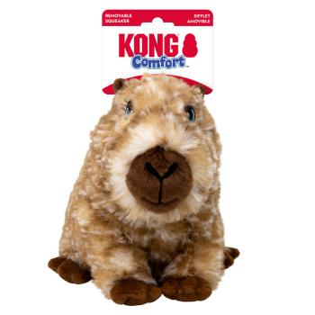 Peluche Comfort Wuzzeez en forme de capybara pour chiens - Kong