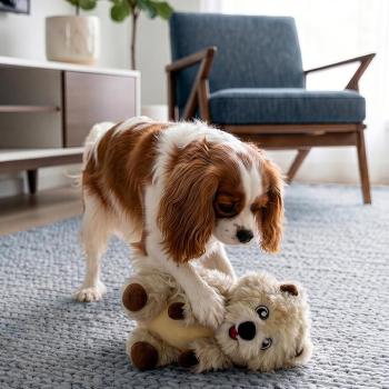 Peluche Comfort Wuzzeez en forme de quokka pour chiens - Kong