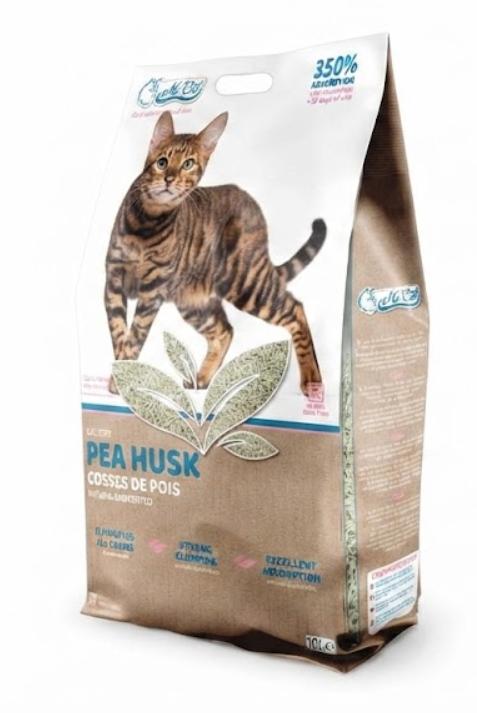 85010 - Litière de cosses de pois sans odeur pour chats - Mr Cat