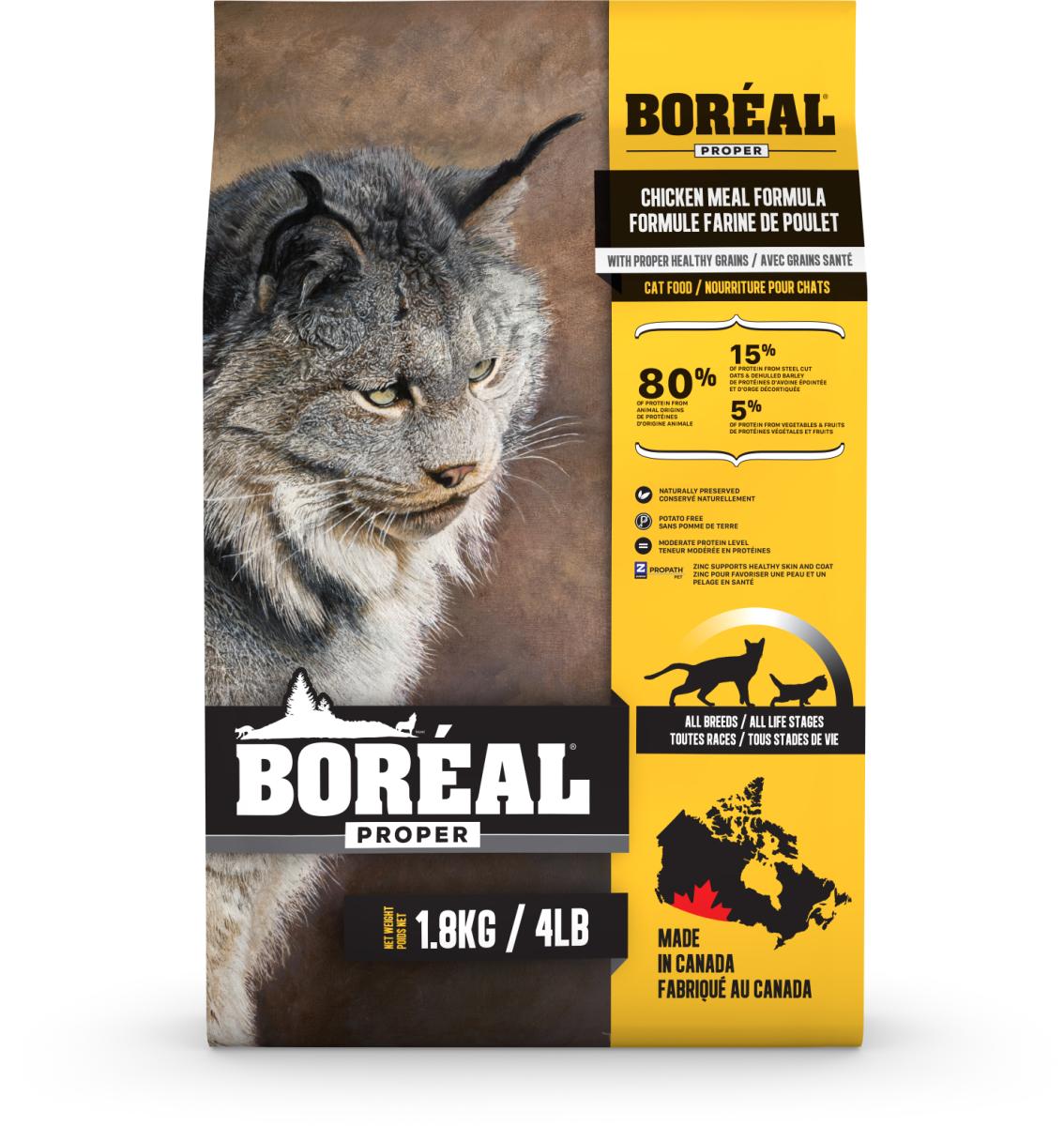 Br6000 - Nourriture pour chats à la farine de poulet - Boréal Proper