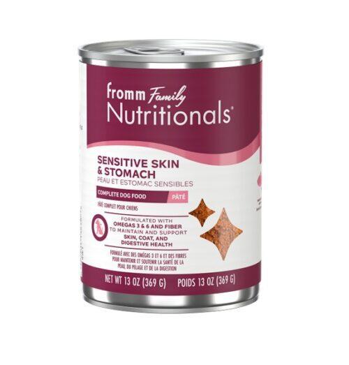 Fr397 - Nourriture en boîte en pâté au saumon peau, pelage et digestion pour chiens - Fromm Nutritionals