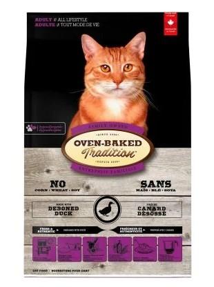 Ob576 - Nourriture pour chats adultes au canard - OVEN-BAKED Tradition
