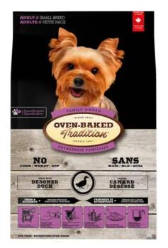 Nourriture pour chiens adultes de petites races au canard - OVEN-BAKED Tradition
