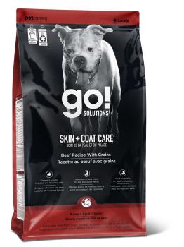Nourriture pour chien au bœuf avec grains - Go! Skin + Coat Care