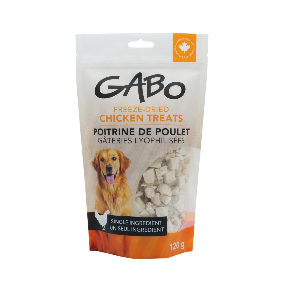 Ga0002 - Gâteries lyophilisées à la poitrine de poulet - Gabo