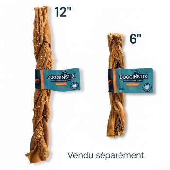 Tresse de tripe d'agneau pour chiens - DOGGINSTIX