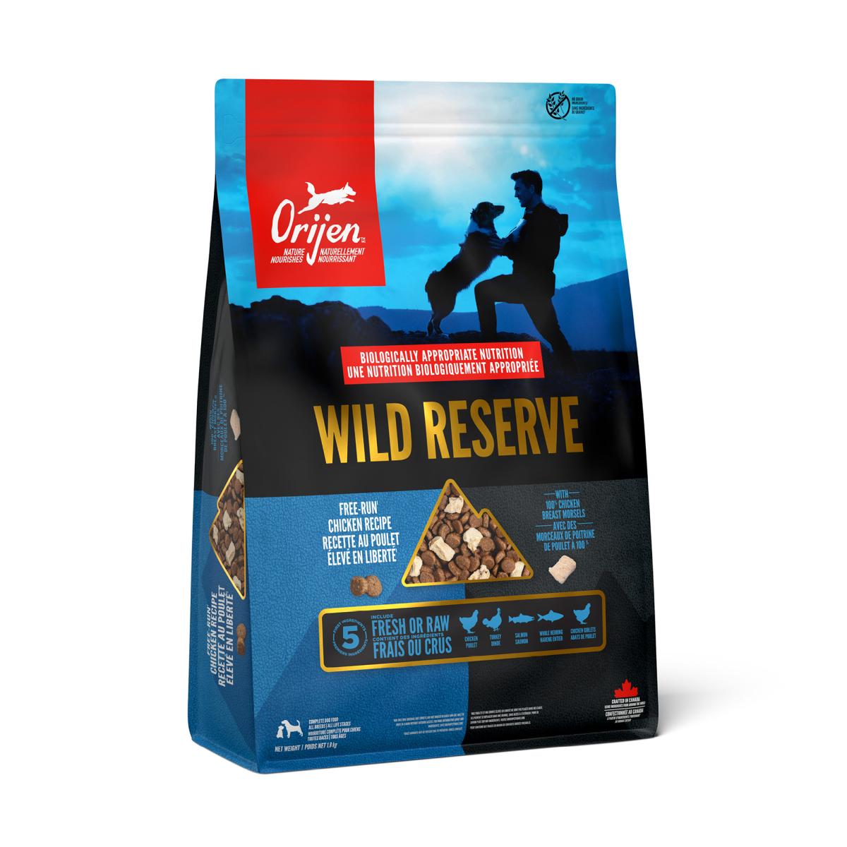 Oj480 - Nourriture Wild Reserve au poulet pour chiens - Orijen