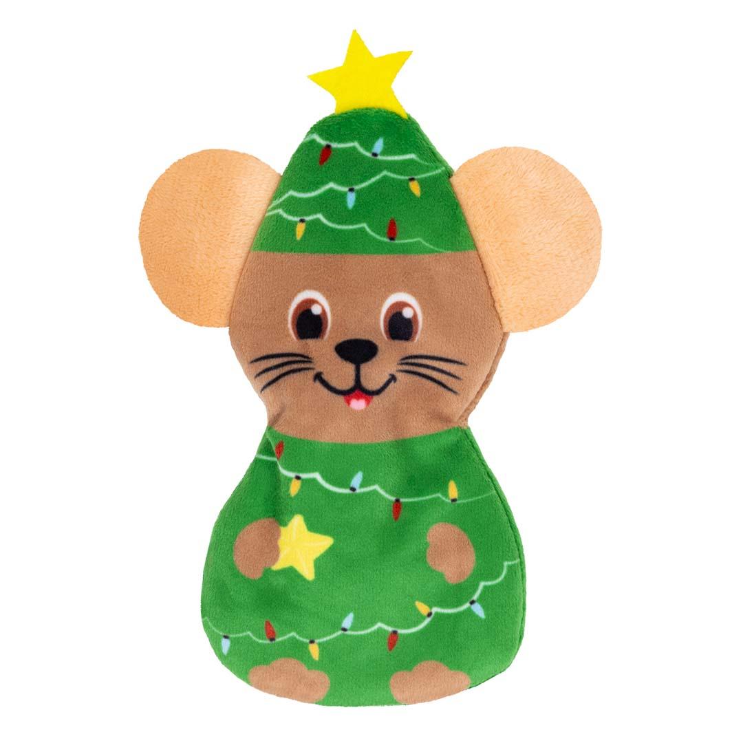 Xx3113 - Peluche souris de noël rechargeable avec herbe à chat pour chats - Kong