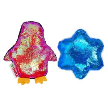 Ensemble de peluche de Noël Scrattles flocon et pingouin pour chats - Kong