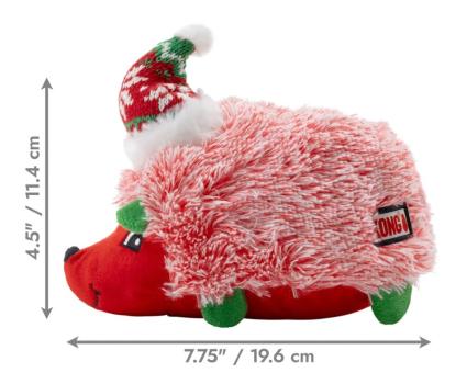 Peluche de Noël Comfort en forme de hérisson - Kong