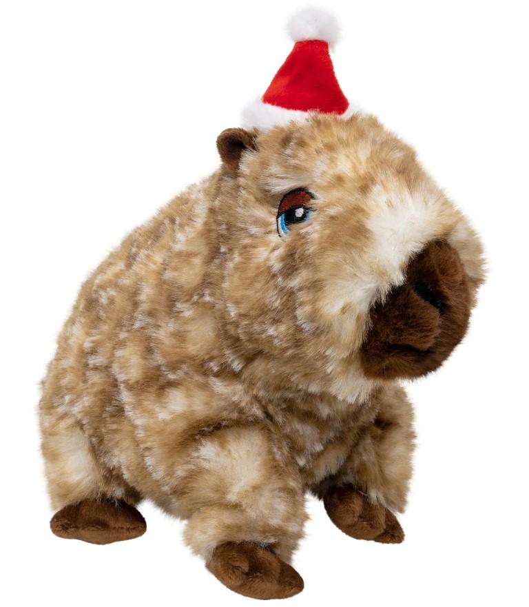 Xx3374 - Peluche de Noël Comfort Wuzzeez en forme de capybara pour chiens - Kong