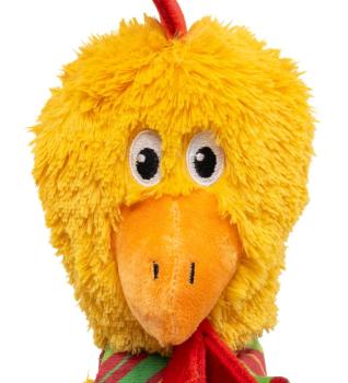 Peluche de Noël Knots en forme de poulet avec corde pour chiens - Kong