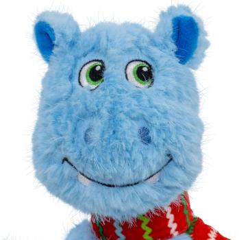 Peluche de noël en forme d'hippopotame avec corde pour chiens - Kong