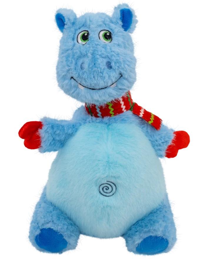 Xx3382 - Peluche de noël en forme d'hippopotame avec corde pour chiens - Kong