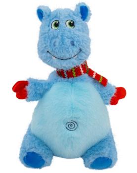 Peluche de noël en forme d'hippopotame avec corde pour chiens - Kong