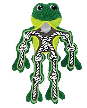 Peluche de Noël avec corde en forme de grenouille pour chiens - Kong