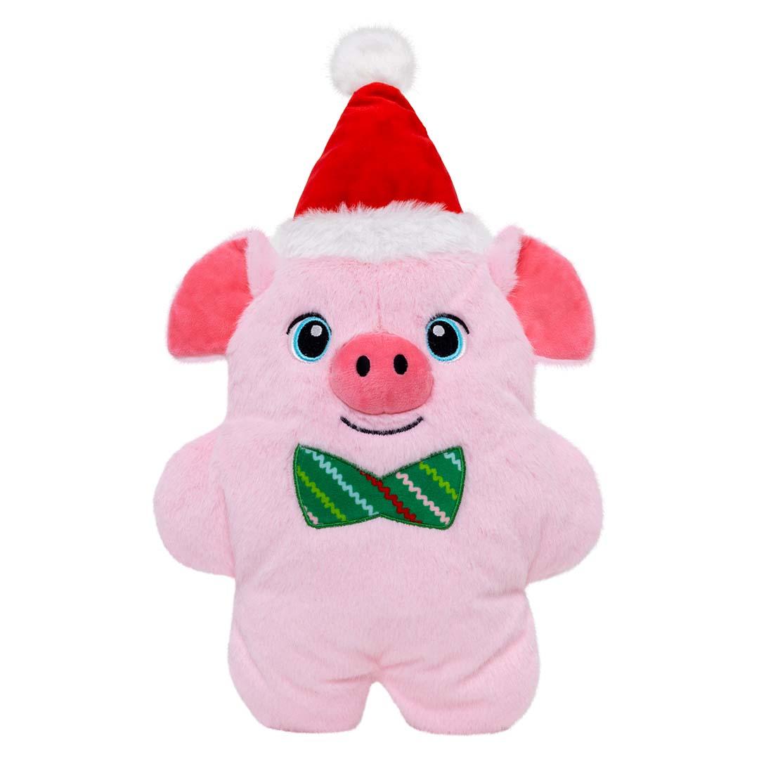 Xx3290 - Peluche de Noël en forme de cochon rose pour chiens - Kong