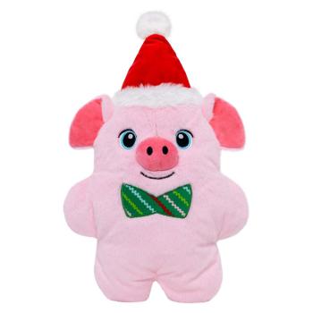 Peluche de Noël en forme de cochon rose pour chiens - Kong
