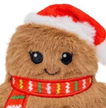 Peluche de Noël Snuzzles en forme de pain d'épice pour chiens - Kong