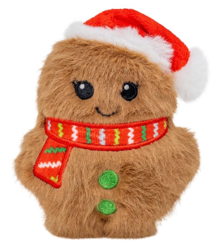 Xx3288 - Peluche de Noël Snuzzles en forme de pain d'épice pour chiens - Kong