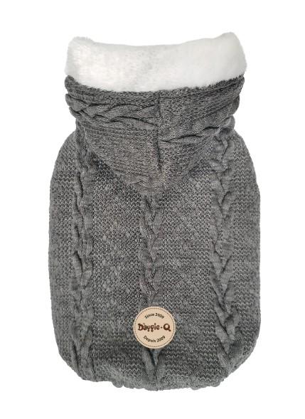 Mm3645 - Veste doublée avec capuchon graphite pour animaux - Doggie-Q