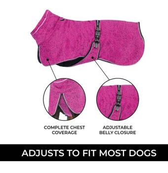 Shacket polaire urbaine rose chiné pour chiens - Shedrow K9