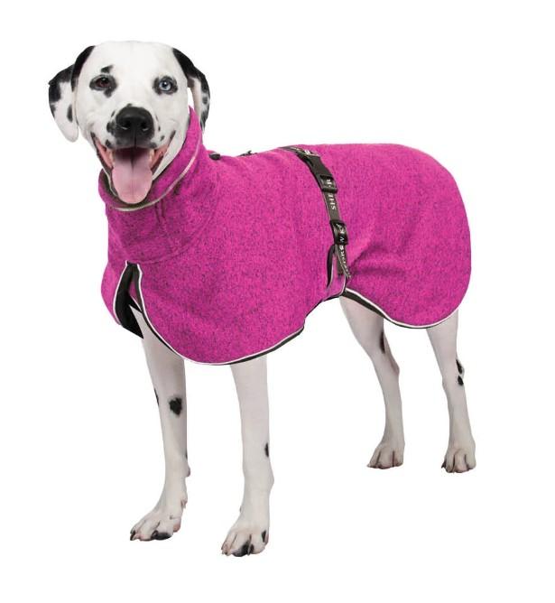 Mm850 - Shacket polaire urbaine rose chiné pour chiens - Shedrow K9