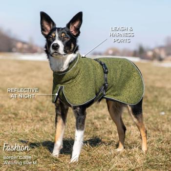 Shacket polaire urbaine olive pour chiens - Shedrow K9